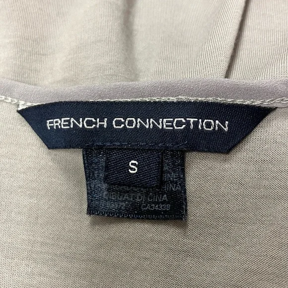 French Connection top, light gray, S - Picture 3 of 4
